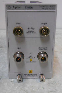 Keysight (Agilent) 83495A Optical/electrical clock recovery module with 3.5 mm (m) connector