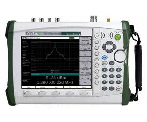 Anritsu MS2722C 9 kHz - 9 GHz Handheld Spectrum Analyzer for Measuring Field Strength and Occupied Bandwidth